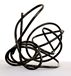 Hand Bent Steel Sculpture "Gyro Coils" by Chris Rider