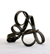 Hand Bent Steel Sculpture "Intense" by Chris Rider