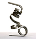 Hand Bent Steel Sculpture - Balance