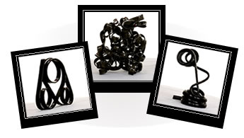 Hand Bent Steel Sculptures by Chris Rider
